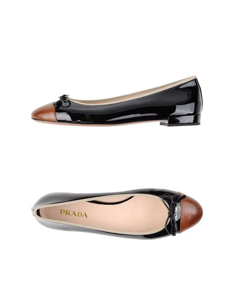 prada ballerinas|prada ballerina flats black.